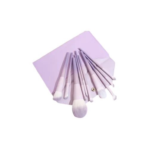 JIDUOMENG Фиолетовый цвет звездной пыли Кисть для макияжа 10 шт Набор одежды Набор для макияжа с мягкой щетиной Для начинающих