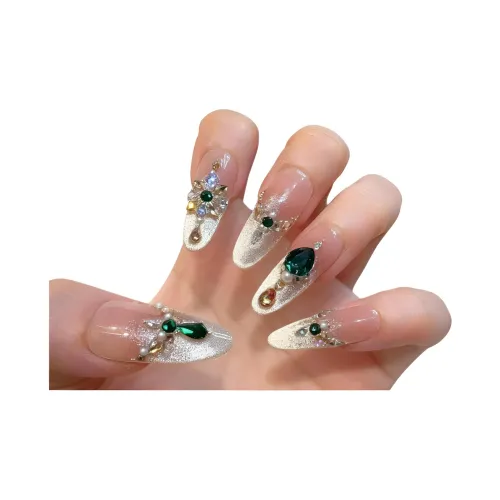 XNTX False Nail Патч False Nail Овал Cool Color Series Nude Instagram Style