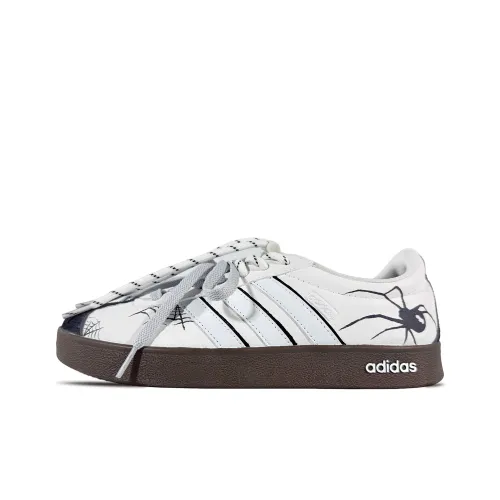 Adidas VL Court 2,0 JIAYUE Лунный свет Spider Web Low Топ Скейтборд Кроссовки Unisex Белый Серый Черный