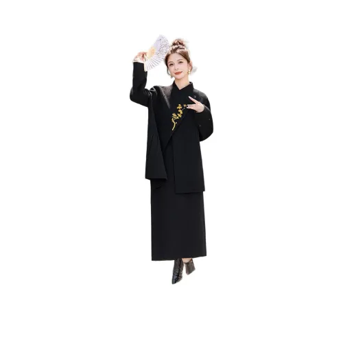 Fele.d Черное Женское Пальто