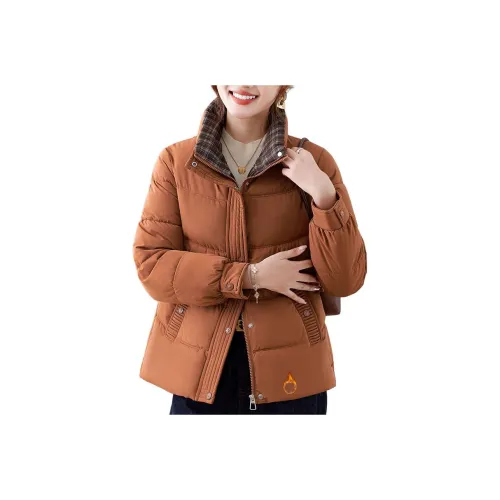 MOUSIDEYOUHUO Воротник-стойка Пуховая куртка Женская