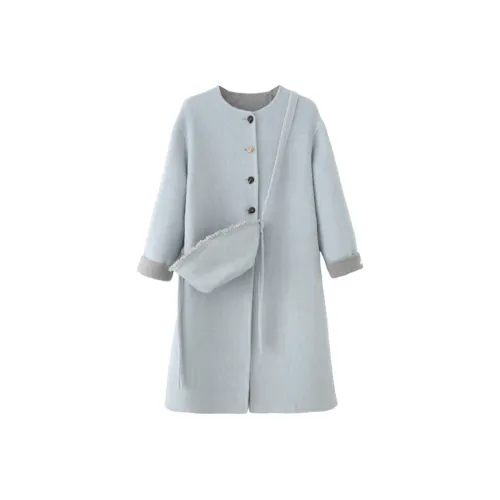 CHUNSHIMAN Светло-синий Женский Пальто