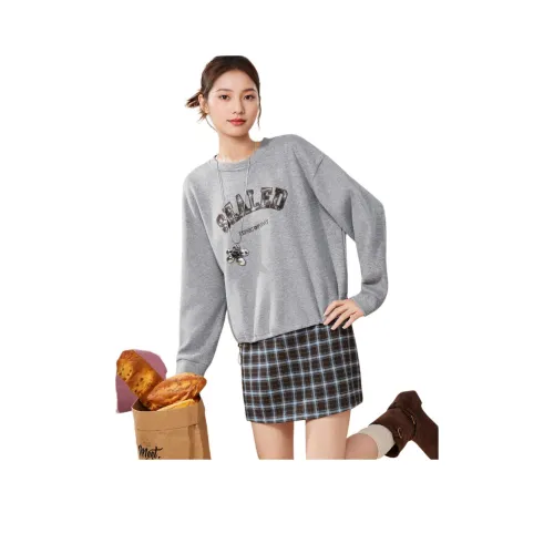 AIYIFU Серый Женский Комплект с Юбкой