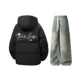 Комплект (черный топ+желтые грязевые штаны)