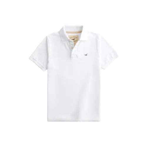 Hollister Белая Мужская Поло