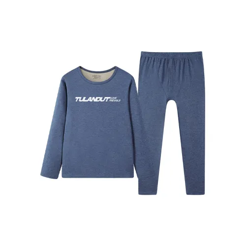 TULANDUO Джинсовый синий Мужской Термокомплекты