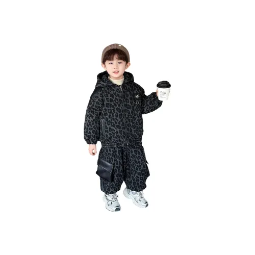 ABDT Леопардовый принт Kids Повседневная спортивная одежда