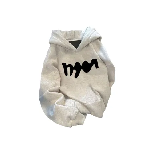 NRXX Белый Серый Унисекс Свитшоты