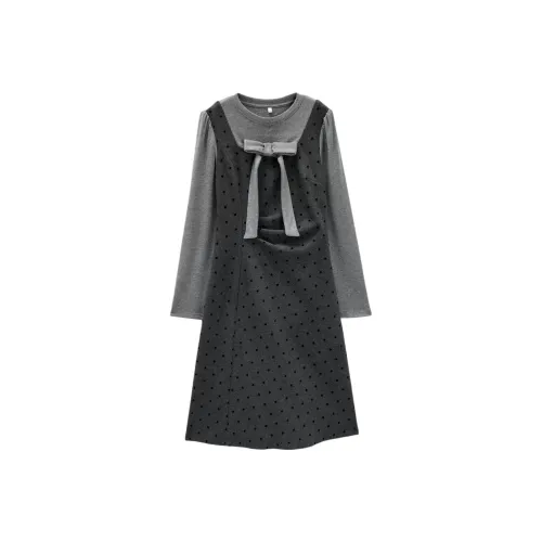 AIYIFU Длинное платье с длинными рукавами женское