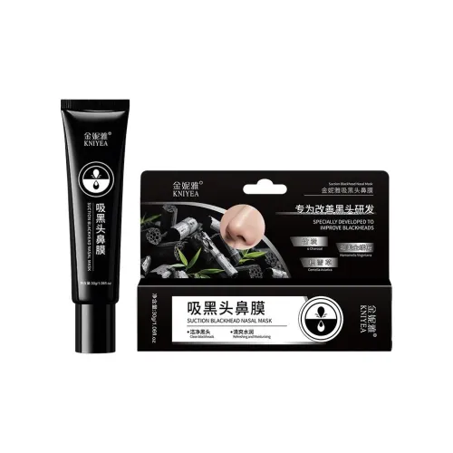 KNIYEA Blackhead Удаление носовых полос Глубокая очищающая маска для лица Mineral Mud Маска для носа Скраб-гель Мягкий