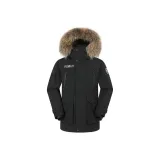 Ночной Черный | Серебряный Ion Термо-Сохраняющий Экстремальный Холод Утиный Пух Куртка | Унисекс