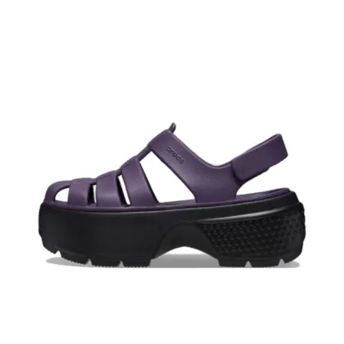 Сандалии Crocs в римском стиле Женские Deep Iris Фиолетовый