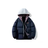 Темно-синий, синий, красный, в клетку, шляпа