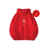 Красный, флисовая подкладка