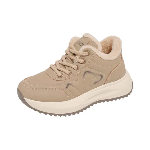 MUMUTU Флисовая подкладка массивные кеды для женщин