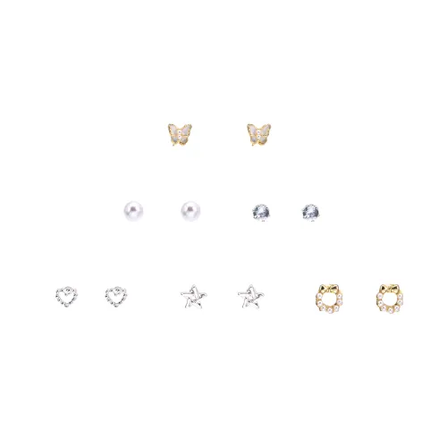 XLP STUDIO Сплав Серьги-гвоздики Женские