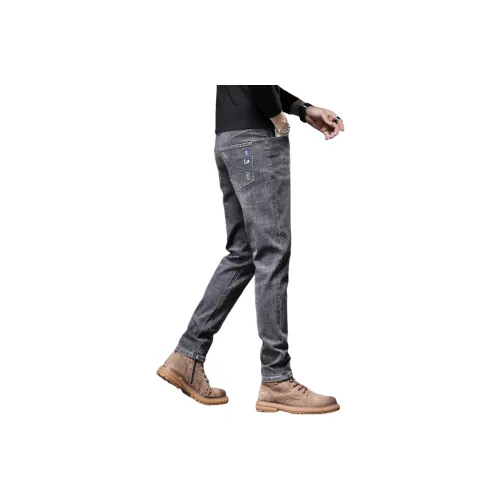 CHENYING Серый 1909 Унисекс Джинсы