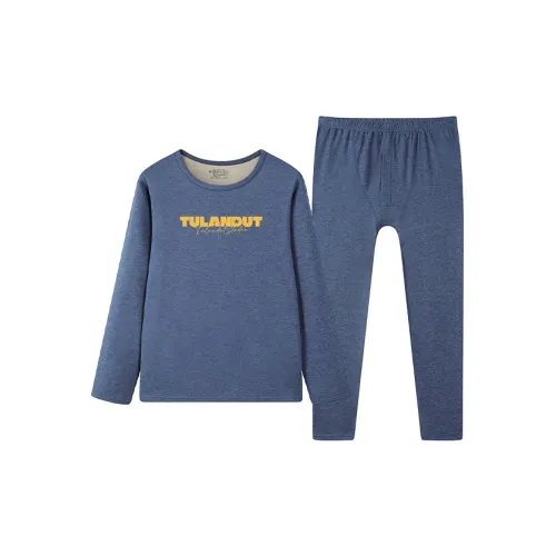 TULANDUO Джинсовый синий Мужской Термокомплекты