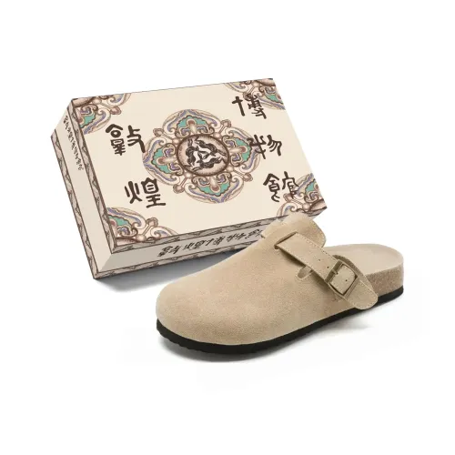 Dunhuang Museum Флок Декоративный Пэчворк Ремень Обувь Birkenstock Унисекс