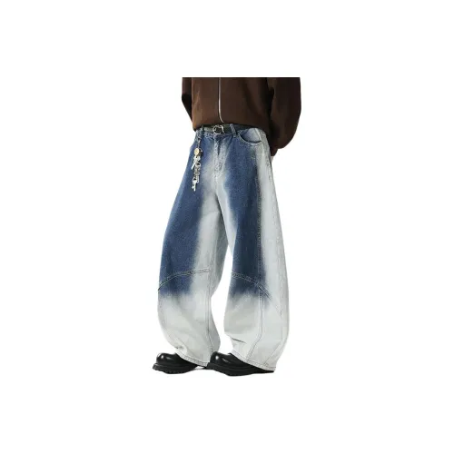 NRXX Blue Unisex Jeans NRXX Синий Унисекс Джинсы