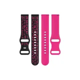 Чёрный + Горячий Розовый