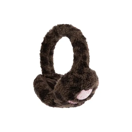 THE BEAST Наушники-подвески из полиэстера унисекс леопардовый принт розовый