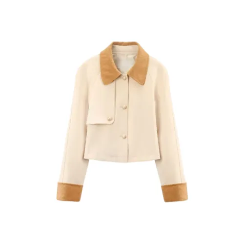 ZEKIKO STUDIO Хаки Женские Куртки