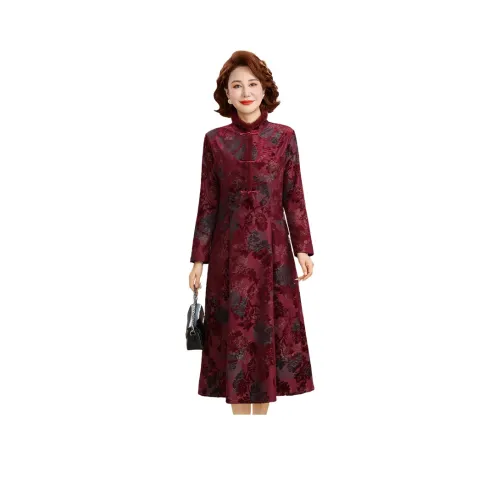 PIERRE CARDIN Длинное платье с длинными рукавами женское