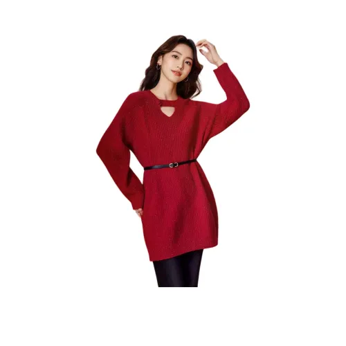 AIYIFU Длинное платье с длинными рукавами женское