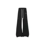 Черный с съемным тяжелым полотенцем и вышивкой