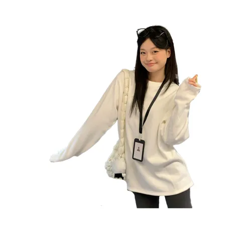 Puppytown Белый Подходит до 130 Цзинь Женские T-рубашки