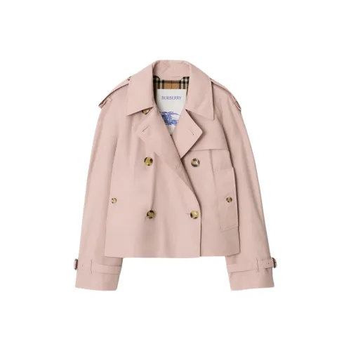 Burberry Светлый Карамельный Коричневый Розовый Женский Тренч