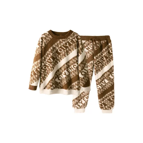 O'MESIK Коричневый Женские Пижамные Комплекты