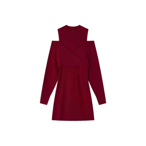 AIYIFU Длинное платье с длинными рукавами женское