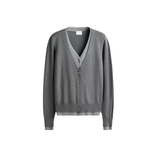 H M Серый Женский Трикотаж