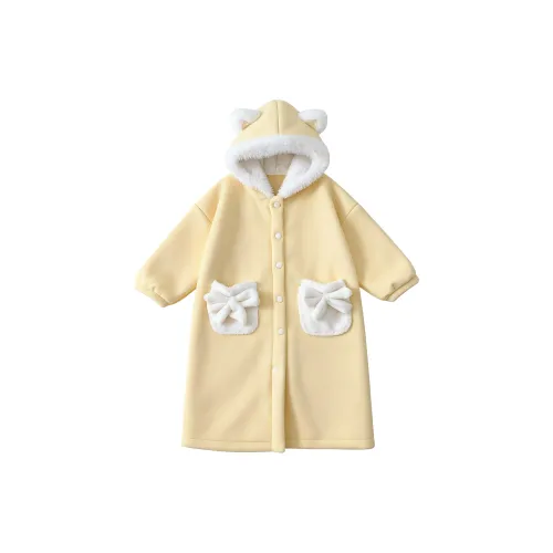 QIAOYUN Желтый Женские Банные халаты