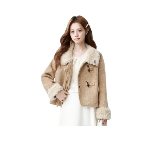 PNVB Хаки Женские Бархатные Куртки