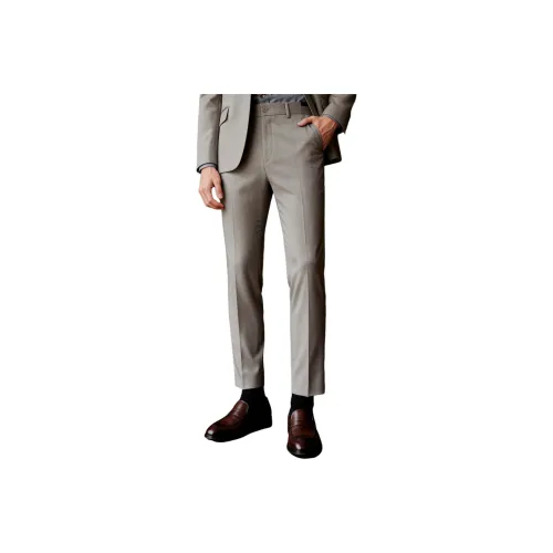 SUNDANCE Овсяный Мужской Костюм Брюки