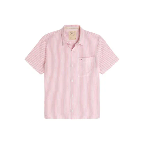 Hollister Розовые Мужские Рубашки