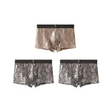 [100% cotton Breathable] Коричневый + Темно-серый + Темно-серый