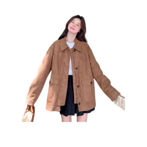 ZEKIKO STUDIO Кофе Женские Куртки