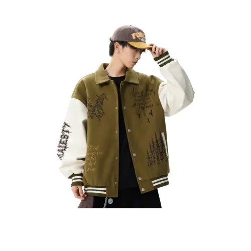 YIWANSHIDUO Бейсбольная куртка Унисекс