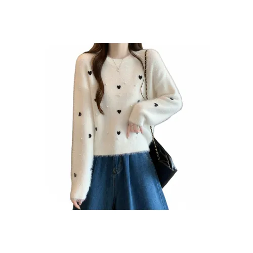 Langqing Цвет изображения с брендом наклеенный женский трикотаж