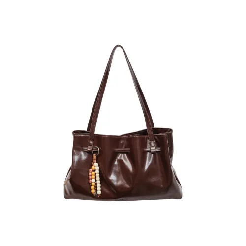 PINK·LAND ПУ (полиуретан) Сумка-тоут Сумка через плечо Женская Кофейный Черный Коричневый