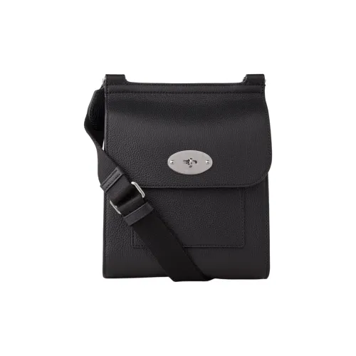 Mulberry Коровья кожа Сумка через плечо Маленькая Мужская Черная