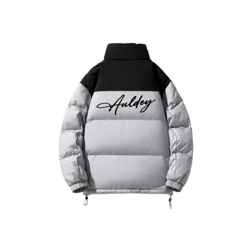 AULDEY Темно-серый унисекс пуховики