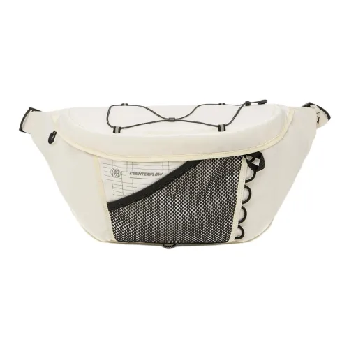 Лайнер CF Полиамид Одно Плечо Через Плечо Бананка Стандартный Унисекс Айвори