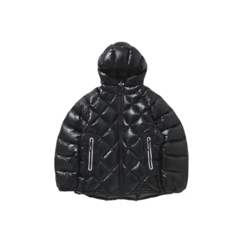 And wander Collaboration Fw25 Ромб Стич Пуховые куртки Толстовка 2 Пуховик Унисекс