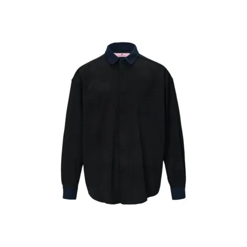 ANREALAGE 1st Anniversary Украшение Ярлык Жаккард Рубашка Мужская