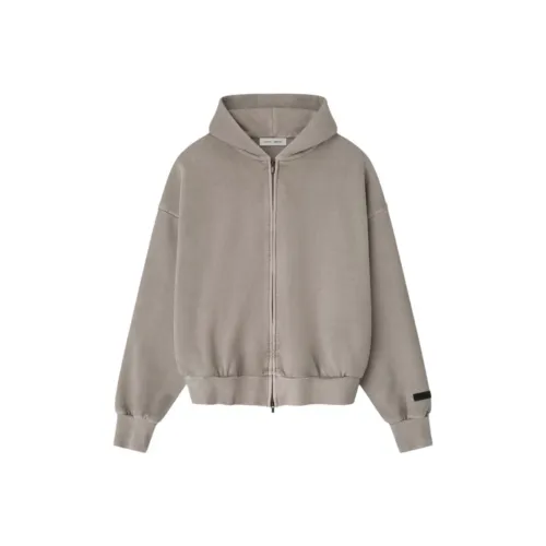 Fear of God ESSENTIALS Fw25 Holiday 2025 Классический Full Zip Hoodie Свитшот Мужской